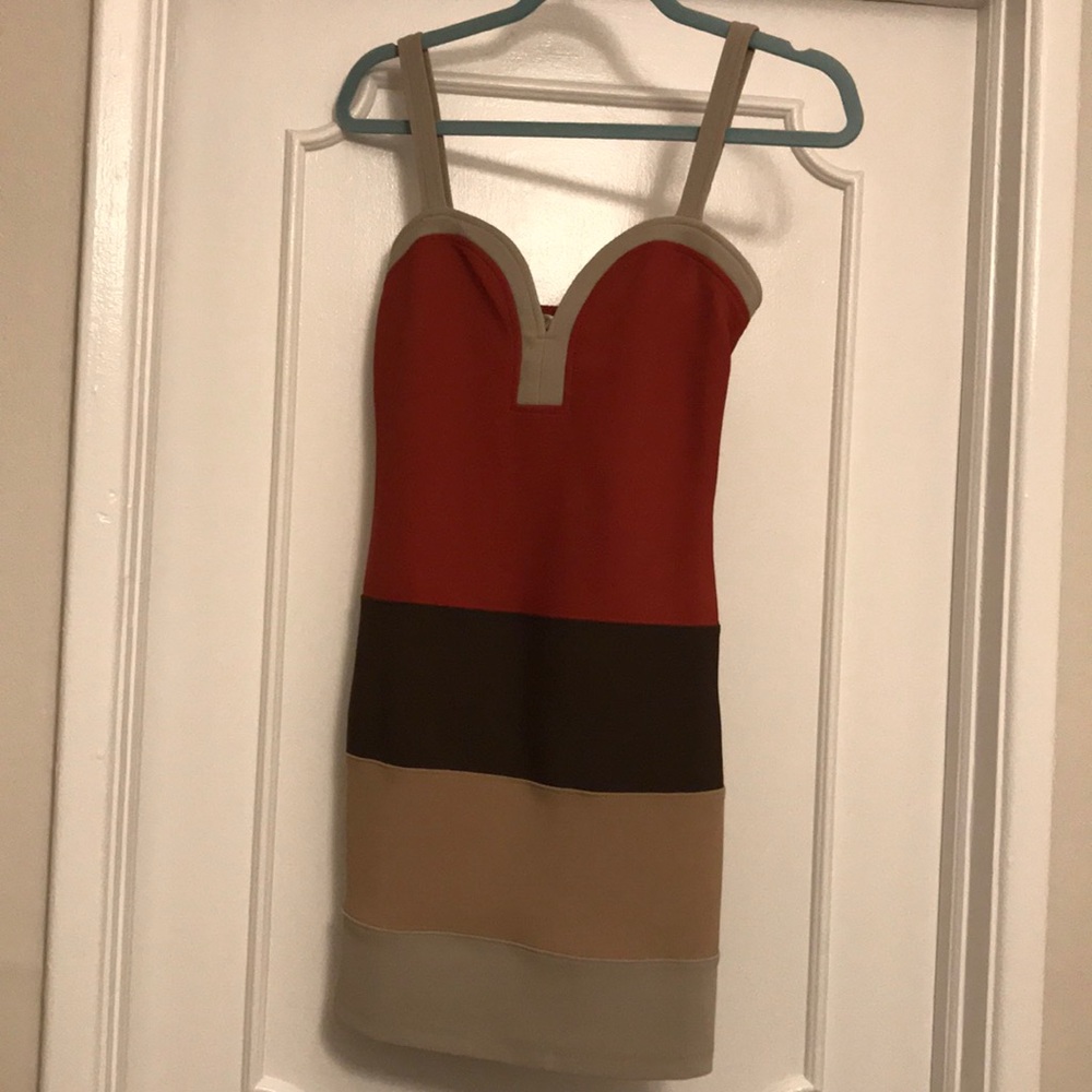 LF Millau Fall Colorblock Bodycon Dress - Picture 6 of 8